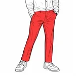 red slacks image